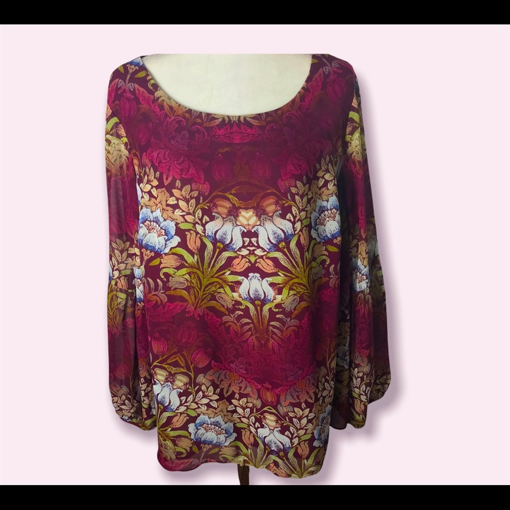 Multicolor Print Blouse
